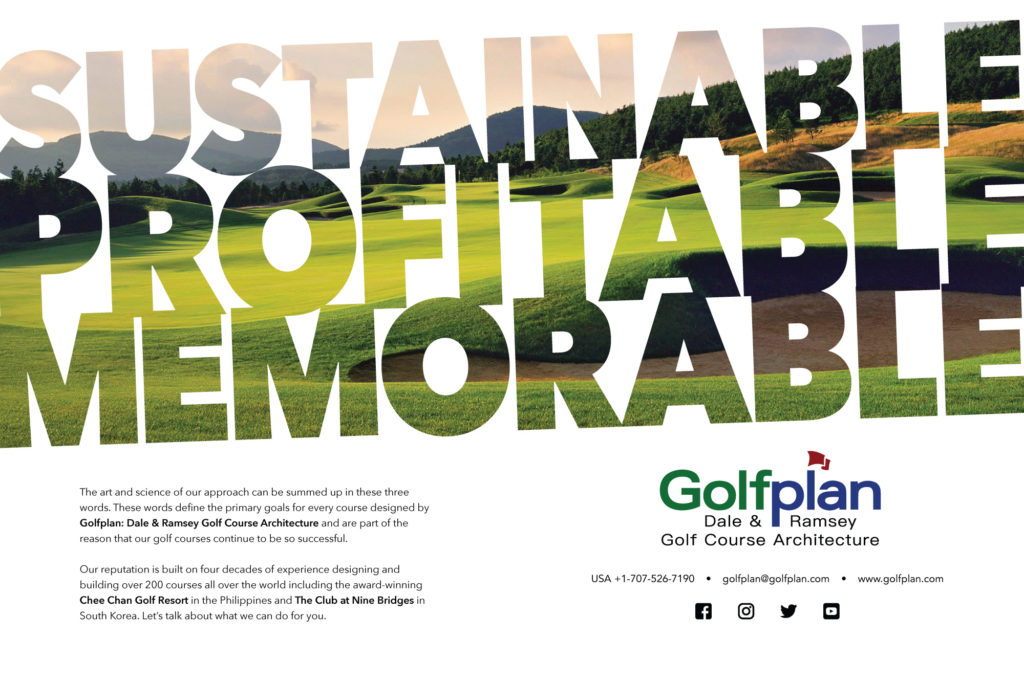 GolfPlan Ad for Golf Course Architecture Magazine